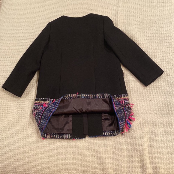 Milly Minis Designer Coat Size 6 Wool with Satin Lining - Picture 12 of 12